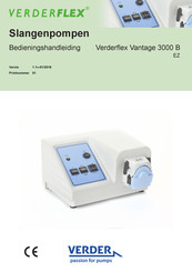 VERDER Verderflex Vantage 3000 B EZ Bedieningshandleiding