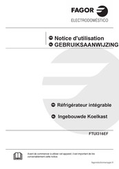 Fagor FTUI316EF Gebruiksaanwijzing