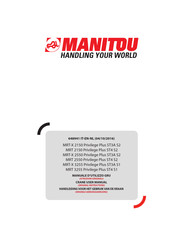 Manitou MRT-X 3255 Privilege Plus ST3A S1 Handleiding Voor Gebruik