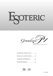 Esoteric Grandioso P1 Gebruiksaanwijzing