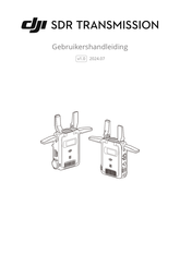 dji SDR TRANSMISSION Gebruikershandleiding