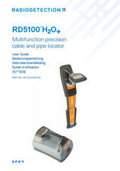 Radiodetection RD5100 H2O+ Gebruikershandleiding