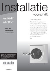 AWB GeniaAir RM 05/1 Installatievoorschrift