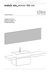 clou match me CL/08.02.006.01 Montage-Instructies