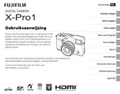 FujiFilm X-Pro1 Gebruiksaanwijzing