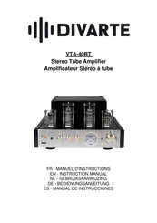 Divarte VTA-40BT Gebruiksaanwijzing