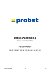 probst STS-33-F Bedrijfshandleiding