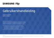 Samsung Flip WM85A Gebruikershandleiding