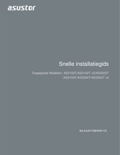 ASUSTOR AS3102T Snelle-Installatiegids