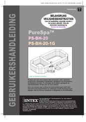 Intex PureSpa PS-BH-20 Gebruikershandleiding