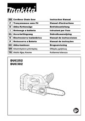 Makita DUC302 Gebruiksaanwijzing