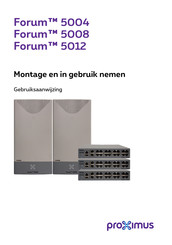 Proximus Forum 5012 Montage- En Gebruikershandleiding