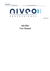 Niveo Professional MS-PDU Gebruikershandleiding