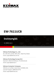 Edimax EW-7611UCB Snelstartgids