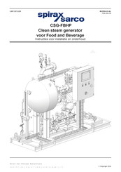 Spirax Sarco CSG-FBHP Instructies Voor Installatie En Onderhoud