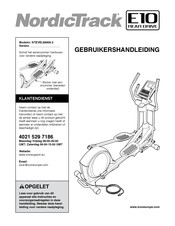 ICON IP NordicTrack E10 Rear Drive Gebruikershandleiding