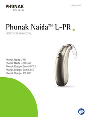 Phonak Naida L-PR Gebruiksaanwijzing