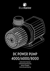 BlueMarine DC POWER PUMP 8000 Gebruiksaanwijzing