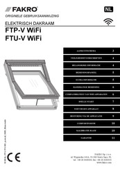 fakro FTU-V WiFi Originele Gebruiksaanwijzing