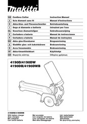 Makita 4190DWB Gebruiksaanwijzing