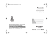 Panasonic KX-TG1311BL Gebruiksaanwijzing