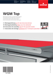 weinor WGM Top Montagehandleiding