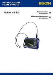 Wohler VE 400 Bedieningshandleiding