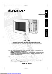 Sharp R-8730 Gebruiksaanwijzing