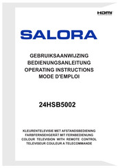 Salora 24HSB5002 Gebruiksaanwijzing