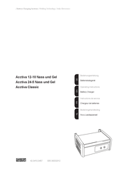 Fronius Acctiva 24-5 Nat en Gel Bedieningshandleiding