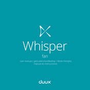 Duux Whisper Gebruikershandleiding