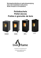 livin flame Ulvik 10 Montagehandleiding En Gebruiksaanwijzing