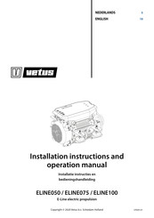 Vetus ELINE050 Bedieningshandleiding