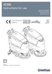 Nilfisk SC500 Gebruiksaanwijzing