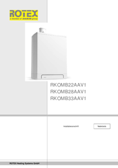 Daikin ROTEX RKOMB28AAV1 Installatievoorschrift