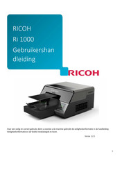 Ricoh Ri 1000 Gebruikershandleiding