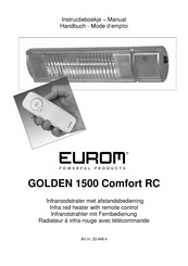 EUROM GOLDEN 1500 Comfort RC Instructieboekje