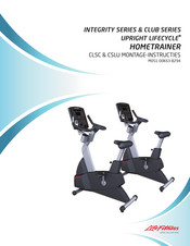 Life Fitness CLUB Upright Lifecycle CSLU Montage-Instructies