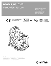 Nilfisk BR850S Gebruiksaanwijzing
