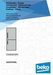 Beko CN365E30PI Gebruiksaanwijzing