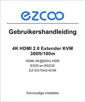 EZCOO EZ-EX70H2-KVM Gebruikershandleiding