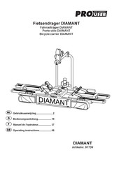 PROUSER DIAMANT Gebruiksaanwijzing