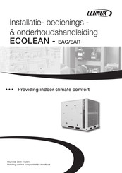 Lennox EcoLean EAC 1303SM Installatie-, Bedienings- En Onderhoudshandleiding