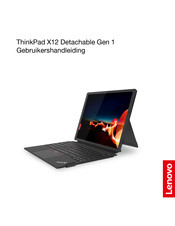 Lenovo ThinkPad X12 Detachable Gen 1 Gebruikershandleiding