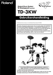 Roland V-Drums V-Compact TD-3KW Gebruikershandleiding