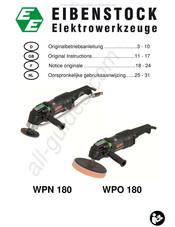 EIBENSTOCK WPN 180 Oorspronkelijke Gebruiksaanwijzing