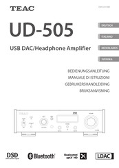 Teac UD-505 Gebruikershandleiding