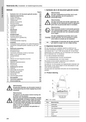 Grundfos SL1 Installatie- En Bedieningsinstructies