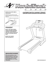 NordicTrack NETL19807.2 Gebruiksaanwijzing