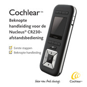 Cochlear Nucleus CR230 Beknopte Handleiding